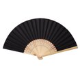 thumbnail image 2 of Binwennn Crepe Paper Flower Solid Fan Folding Folding Party Wedding Hand Dance Held Silk Pattern Color Tools & Home Improvement, 2 of 3