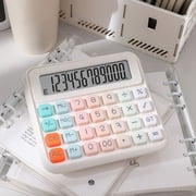 EGNMCR Home Office Furniture Calculator Large Screen Keyboard Double Tilt Multi Functional Financial Office Calculator Plastics Large screen calculator