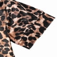 thumbnail image 4 of Kid Pajamas Set Leopard Print Long Short Sleeve Tops Shorts Trousers, 4 of 5