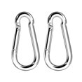 thumbnail image 4 of Ymiko 2Pcs Heavy Duty Carabiners For Kids Swing Climbing Hammock Keychain Bottle Chain, 4 of 7