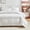 White, variant on Double Sided Washed Quilted Bedding Set 3 Piece Solid Color Bed Cover with 2 Pillowcases 20x26in | Soft Breathable 100% Polyester Comforter Cover for All Seasons Warm Lightweight Bedspread for Home G