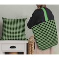 thumbnail image 4 of Soimoi Green Velvet Fabric Check Check Print Sewing Fabric Yard 58 Inch Wide, 4 of 4