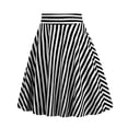 thumbnail image 2 of B91xZ Jupe Basique Décontractée pour Femme, Jupe Crayon Longue Maxi Modeste en Coton Extensible, Noir m, 2 of 4