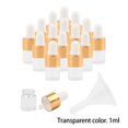 thumbnail image 3 of Empty Liquid Bottle With Glass Pipettes Reusable 1-2ml Travel Dispenser Vacation Cosmetic Container Bath Gel Lotion Aromatherapy Transparent 1ml, 3 of 9