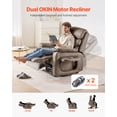 thumbnail image 3 of VEVOR Power Lift Recliner Chair with Heat and Massage Electric Recliner Light Brown, 3 of 9
