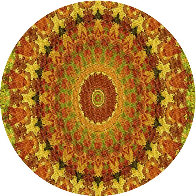 Ahgly Company Tapis d'Intérieur Ronds Transitionnels Jaunes Lavables à la Machine, 3 Pieds Rond