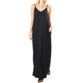 thumbnail image 1 of Robe Longue Maxi d'Été pour Femme Sans Manches à Bretelles, Style Bohème, Col en V, Caftan, Robe Soleil, 1 of 3