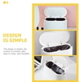 thumbnail image 3 of USHOBE Seau à Déchets pour Usage Quotidien Poubelle de Bureau Blanc PP Réutilisable 1 Pcs, 3 of 8
