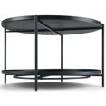 thumbnail image 4 of Simpli Home Monet Industriel 32 Pouces Table Basse en Métal Métal Noir, 4 of 9