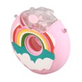 thumbnail image 3 of Bouteille d'Eau Beigne Forme Mignonne PC Coloré Résistant à la Chaleur Bouteille de Boisson Portable pour Tout-Petit avec Sangle Arc-en-Ciel Rose 380ml, 3 of 10