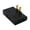 Black, variant on 3 Way Outlet Extender Portable Flat Pin Plug Adapter for Household Wall