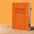 thumbnail image 2 of WHEANG Home Decor 2025 Academic Planner 2025 Monthly Tabs Daily Organizer Twin Wire Binding Pocket Folder Sticky Notes One Size Multi-Color, 2 of 9