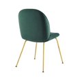 thumbnail image 2 of Chaise en velours vert Heavenly Collection pour salle à manger, 2 of 3