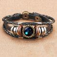 thumbnail image 1 of TopLLC Bracelets 12 Constellation Bracelet Leather Rope Bracelet Ladies Men Hand Woven Rope Bracelet Punk Chain Cuffs a Bracelet, 1 of 2