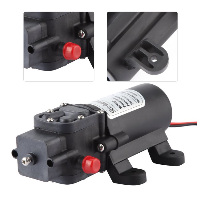 Pompe à Eau Électrique Mini 24V 60W 1.5m 5L/m Micro Diaphragme