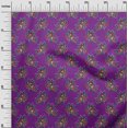 thumbnail image 2 of oneOone Polyester Lycra Fabric Leaves & Floral Block Print Fabric By Yard 56 Inch Wide, 2 of 4