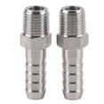 thumbnail image 3 of Barb Joint, Stable Female Thread Pipe Fitting, Stainless Steel 2PCS For Fast Connection Pneumatic Equipment BSPT1/4-10mm, 3 of 8