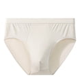 thumbnail image 2 of ylioge Mens Underwear Casual Solid Stretchy Mid Waisted Basic Breathable Briefs, 2 of 3