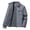 Dark Gray, variant on Lovzfmll Men's Suede Sherpa Jacket, Thickened Fleece Lining, Lapel Collar Zip Front, Long Sleeve Warm Coat, Winter Jackets for Men