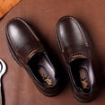 thumbnail image 2 of Chaussures en Cuir pour Homme d'Affaires Décontractées Respirantes Chaussures Simples, 2 of 8