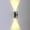 Yellow, variant on Dvkptbk The Night Double-Headed LED Wall Lamp Home Sconce Bar Porch Wall Decor Ceiling Light Home & Garden