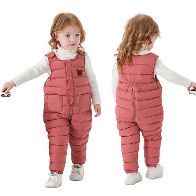 RXIRUCGD Barboteuse Bébé Garçon et Fille Plus Salopette en Polaire (Rouge Melon D\'eau, Taille : 3 Ans)