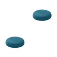 thumbnail image 1 of maskred Housses de Coussin Rondes pour Tabouret Confortable Polyester Imperméabilisation Douce Noir Vert 2Set, 1 of 6