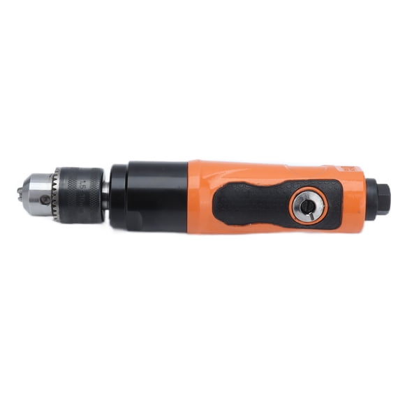 Pneumatic Drill 3/8, 0.6-0.8MPA Geared Handheld Powerful Straight Die Grinder With Wrench For Hardware For Furniture Japanese Style,European Style,American Style