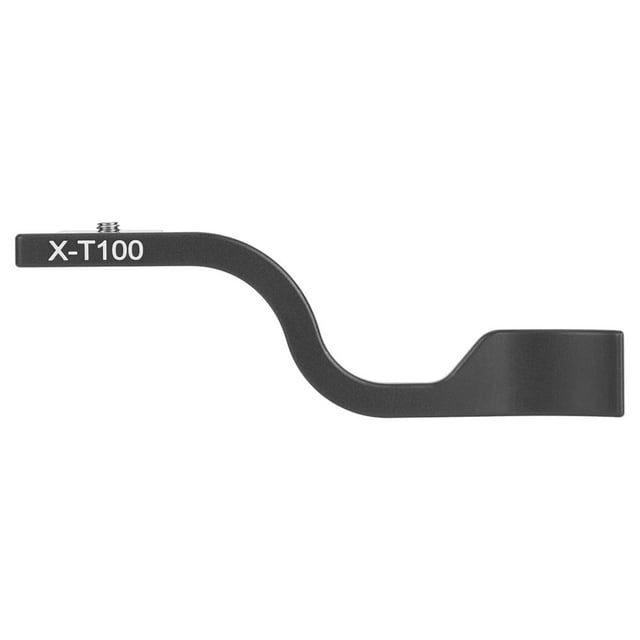 Aluminum Camera Grip, Aluminum Alloy Thumb Rest Hand Replacement for Fuji XT100 Mirrorless Camera Black