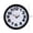 Noir, variante sur Réveil de Voyage Compact Circulaire Portable Petite Horloge pour Lit - Mouvement à Quartz et Design Mignon pour Utilisation