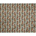 thumbnail image 4 of oneOone Polyester Lycra Fabric Leaves & Paisley Block Printed Craft Fabric BTY 56 Inch Wide, 4 of 4