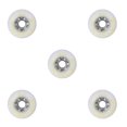 thumbnail image 3 of Youkk 2pieces Silent Grip Enhanced And Widened Support - Inline Roller Skate Wheel For Professional white 76mm 5Set, 3 of 6