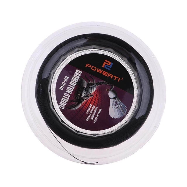facefd Corde de Raquette de Badminton en Nylon Durable Grande Flexibilité Noir