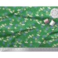 thumbnail image 3 of Soimoi Poly Georgette Fabric Paper Boat,Fish & Starfish Ocean Print Fabric by The Yard 42 Inch Wide, 3 of 3