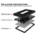 thumbnail image 3 of Pour Kindle Fire HD 8 2020 Tablette Funda Enfants Sécuritaire Robuste Silicone Étui Rigide pour Kindle Kindle Fire HD8 Plus 2020 Étui Noir, 3 of 6