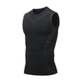 thumbnail image 4 of RKSTN Mens Tank Top Ionic Slashes Shaping Sleeveless Compression Shirts Solid Color Crew Neck Lightweight Comfortable Fitness Running Bodybuilding Shirts, 4 of 4