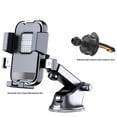 thumbnail image 3 of T-916 Car Mobile Phone Bracket Suction Cup Navigation Support Clip Fixed Mount Phone Holder Suction Mount, 3 of 9