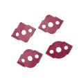 thumbnail image 3 of 4x Coins de Routeur Jig Arrondis Routage machine à Bois Jig Coins de Routeur Gabarits Rouges, 3 of 6