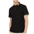 thumbnail image 3 of Sentmoon Casual Outfits for Mens Plus Size Loose Turndown Collar Short Sleeve Breathable Men Shirt Button up Solid Color Summer Tops Mens Delightful for Boating S, 3 of 6