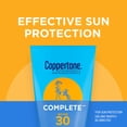 thumbnail image 2 of Coppertone Complete Lotion Solaire FPS 30, Léger, Résistant à L’Eau, 148 mL, 2 of 10