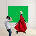 thumbnail image 1 of COFEST Écran Vert - Rideau de Fond pour Incrustation en Direct, Arrière-Plan Uni - Arrière-Plan en Tissu Réutilisable - Idéal pour Portraits et Séances Photo de Produits Vert, 1 of 7