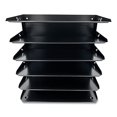 thumbnail image 4 of Huron Desktop Horizontal 6-Slot Legal File Organizer, Black Steel, 4 of 4