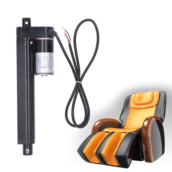 Linear Actuator, Linear Electric Actuator High Strength 1000N IP65 Protection Aluminum Alloy Low Noise 12VDC for Bed Electric Actuator,Electric Actuator, Controller and Remote