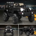 thumbnail image 4 of Patiojoy Bluetooth Kids Ride-on Car 12V Electric Truck w/ 2.4 GHZ Remote Black, 4 of 6
