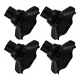 thumbnail image 1 of BRIGHTFUFU 4 Pcs Housses en Plastique pour Chaises Housse de Pied de Table de Camping Noir Protection Forte, 1 of 8
