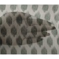 thumbnail image 4 of oneOone Viscose Chiffon Dusty Green Fabric Geometric Line Ikat Sewing Craft Projects Fabric Prints By Yard 42 Inch Wide, 4 of 4
