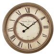 thumbnail image 2 of Monarch Specialties I 9047 - Clocks, 20" Round, Wall Clock, Antique Brown, Transitional, 2 of 4