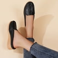 thumbnail image 4 of Dakaela Womens Mules Casual Slip on Loafers Round Toe Low Wedge Work Shoes Backless Walking Slides, 4 of 8