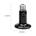 thumbnail image 2 of 25W Reptile Heat Lamp Ceramic Infrared Heat Emitter Brooder Coop Lizard Aquarium Snake Pet Infrared Non-Light Lamp Bulb, 2 of 7