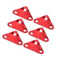 thumbnail image 4 of 10pcs Triangle Tente Corde Fixation en Alliage d'Aluminium Ultraléger Paracord Tenseurs Corde de Réglage pour le Camping Rouge, 4 of 14
